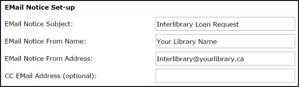 Patron Notice Set-up